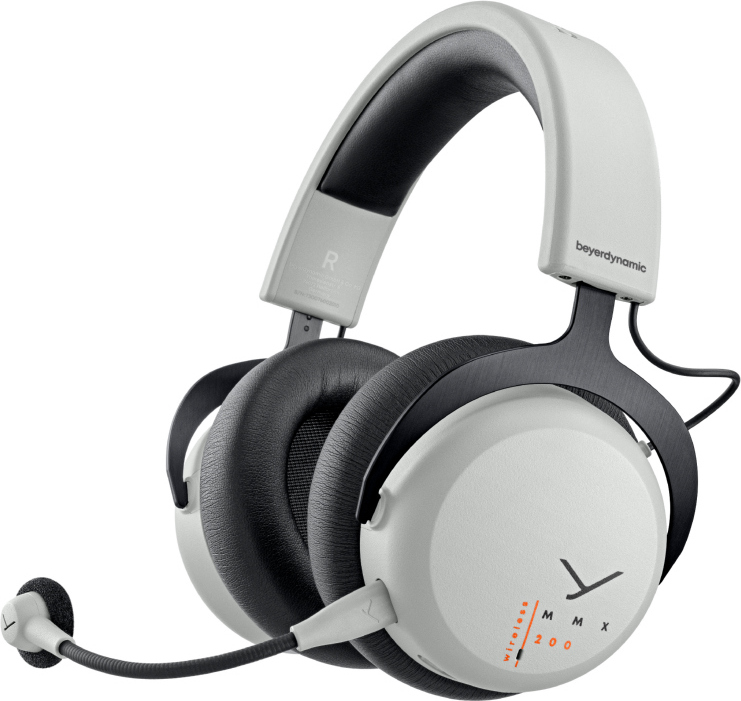 Beyerdynamic MMX 200 Wireless (Grau) - Geschlossenes kabelloses Gaming-Headset