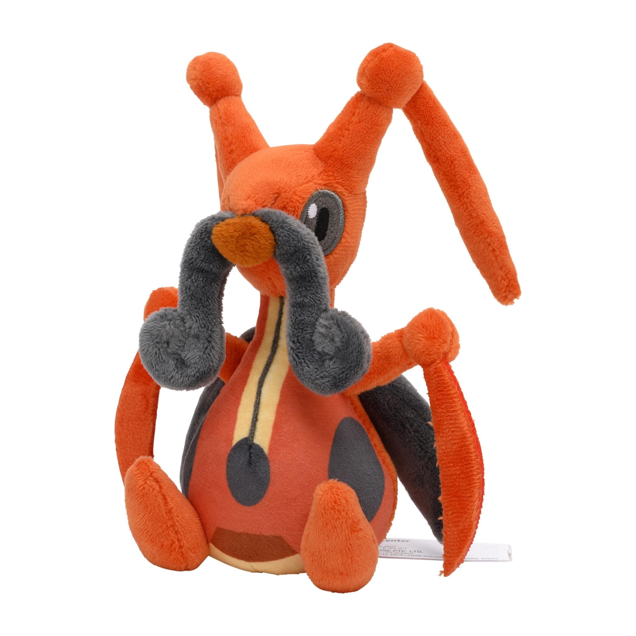Pokemon Center Pokemon Zirpeise Kuscheltier - 16 cm Plüschtier Kricketune