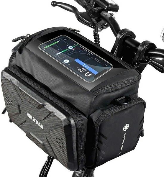 WildmanT Wildman Bike Frame Bag Gs6 Fahrradgriff Schwarz/Schwarz