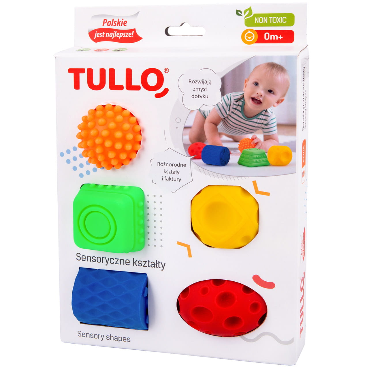 Sensorische Formen und Texturen 5 Stk. / Tullo