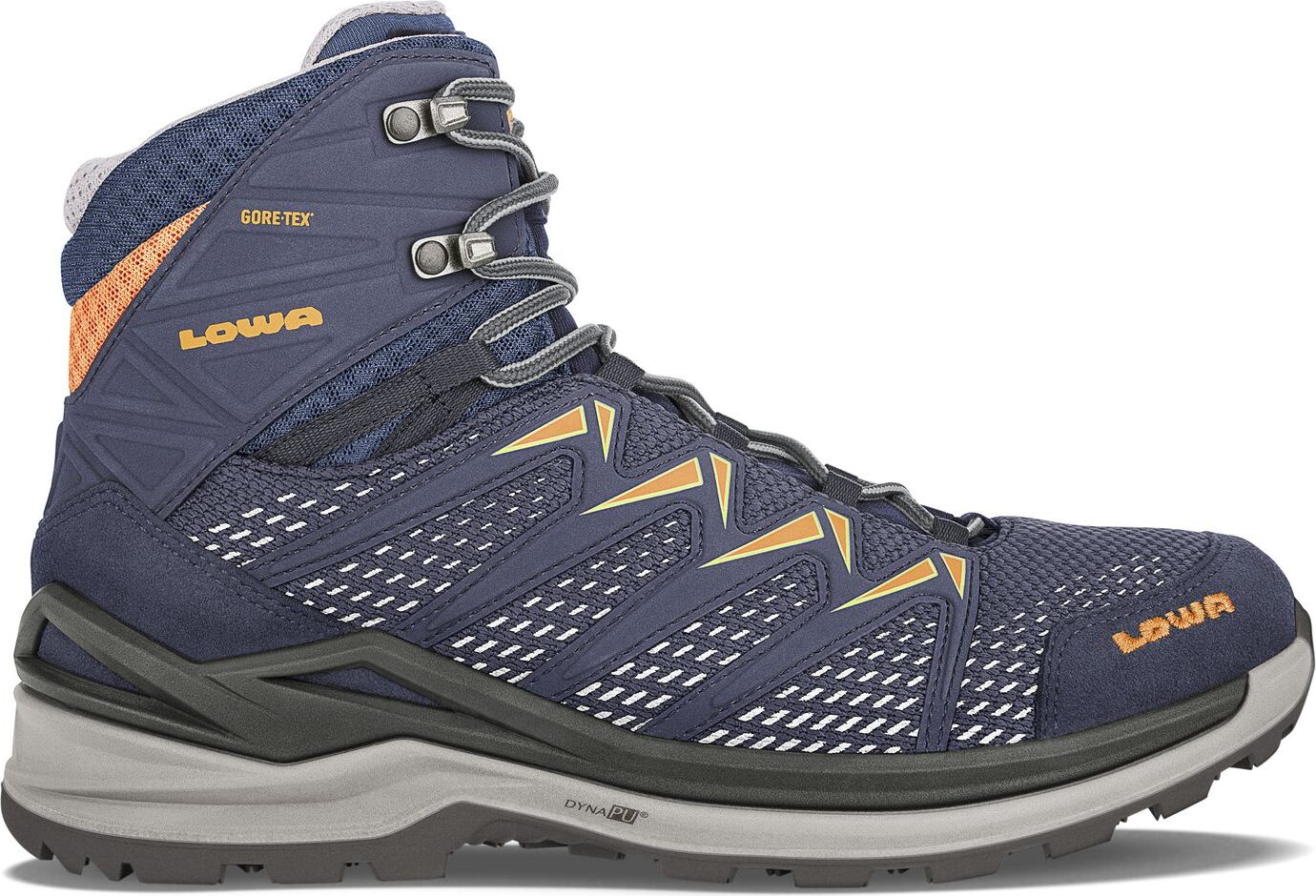 LOWA INNOX PRO GTX® MID outdoorová a treková obuv 310703-6957 navy/flame, pánske veľkosti:10, farby:blue