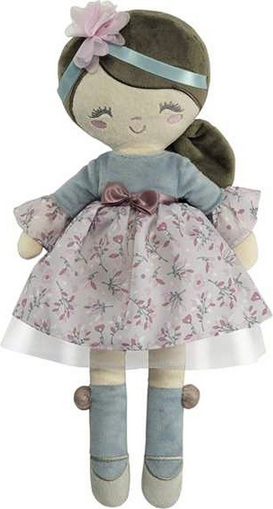 DeCuevas 20045 Plüschpuppe PROVENZA - 36 cm mit Wiege