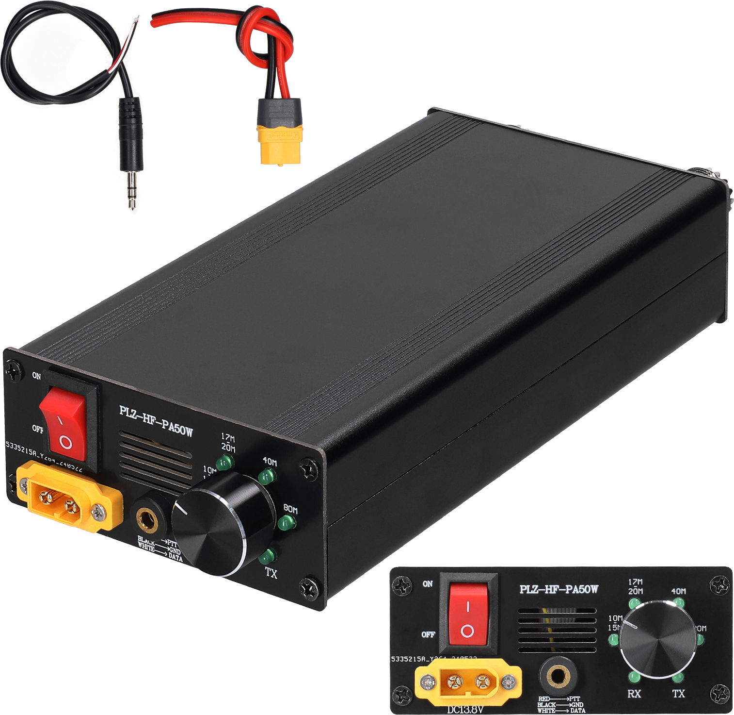 Aibecy 50W Kurzwellen Leistungsverstärker mit 4-Gang-LPF, automatischer Sende- und Empfangsumschaltung