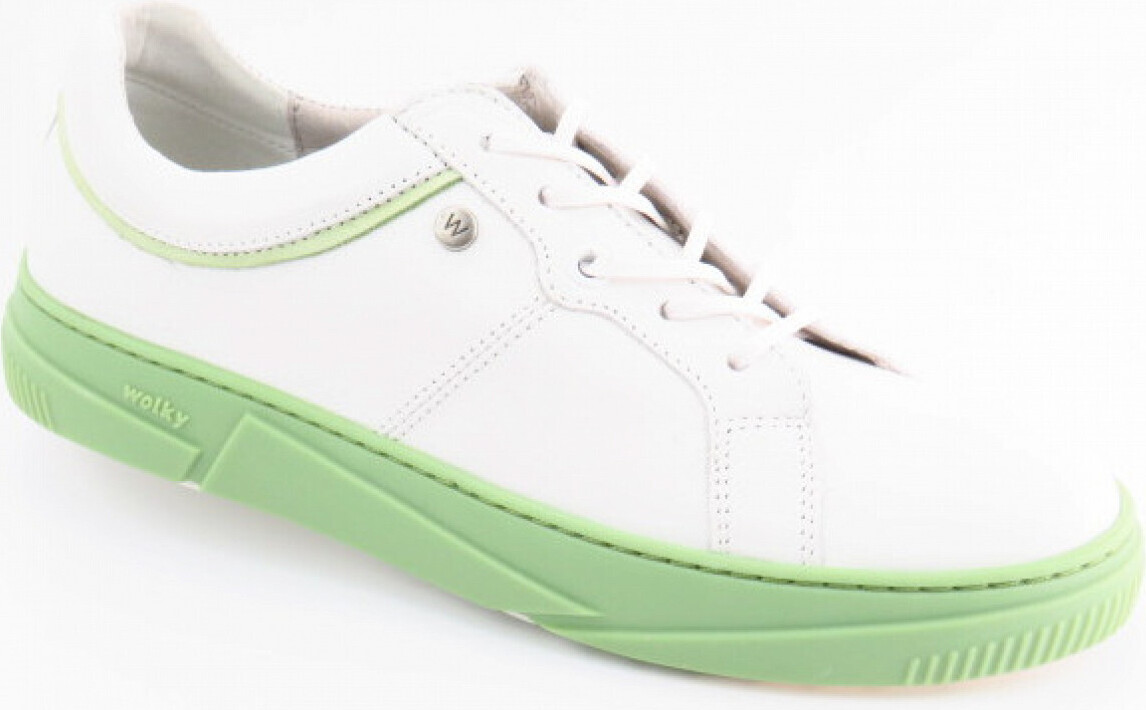 Wolky Pull Savana Leder Damen Sneaker in Weiß, Größe 37 208030 174