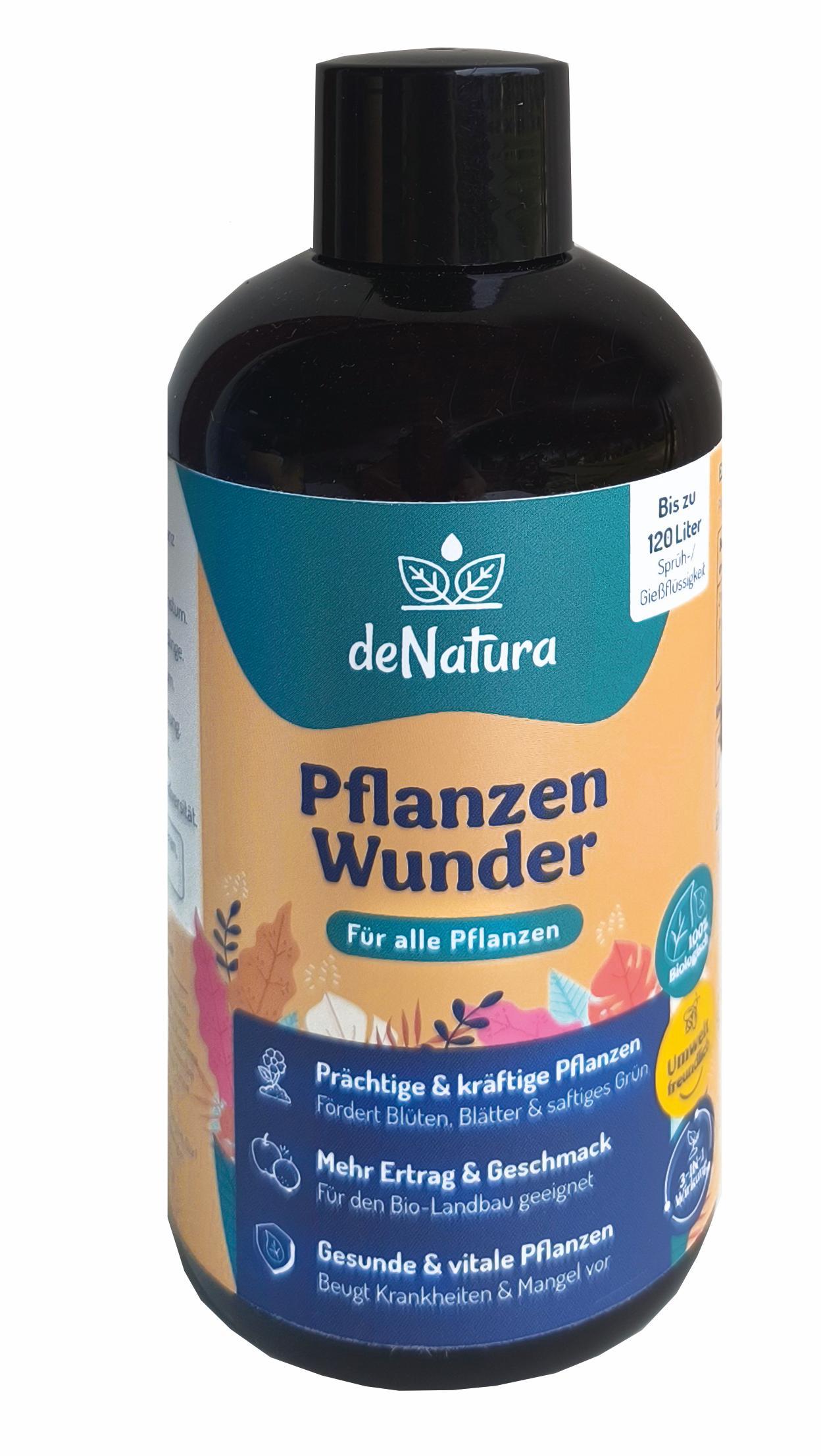 deNatura PflanzenWunder - Natürlicher Pflanzenbooster aus destilliertem Bambusessig 250 ml