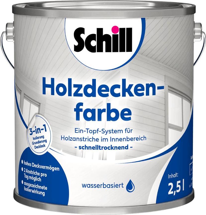 Schill Holzdeckenfarbe2,5 Liter