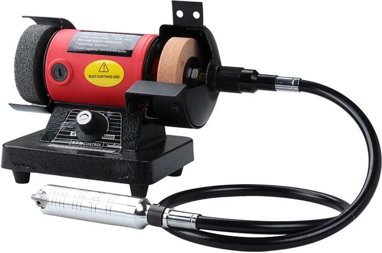 ele eleoption Tischschleifmaschine Biegsame Welle Polieren Schleifen Schleifen Schmuckgravieren Gravieren Hobby-Werkzeug