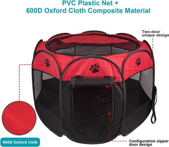 OEM Faltbare Hundezone, 36" x 36", roter Stoff 2026