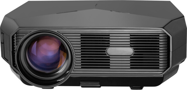 ele eleoption Tragbarer Filmprojektor, Beamer mit Smart Voice, 4600 Lumen, 1080p Heimkino Projektor