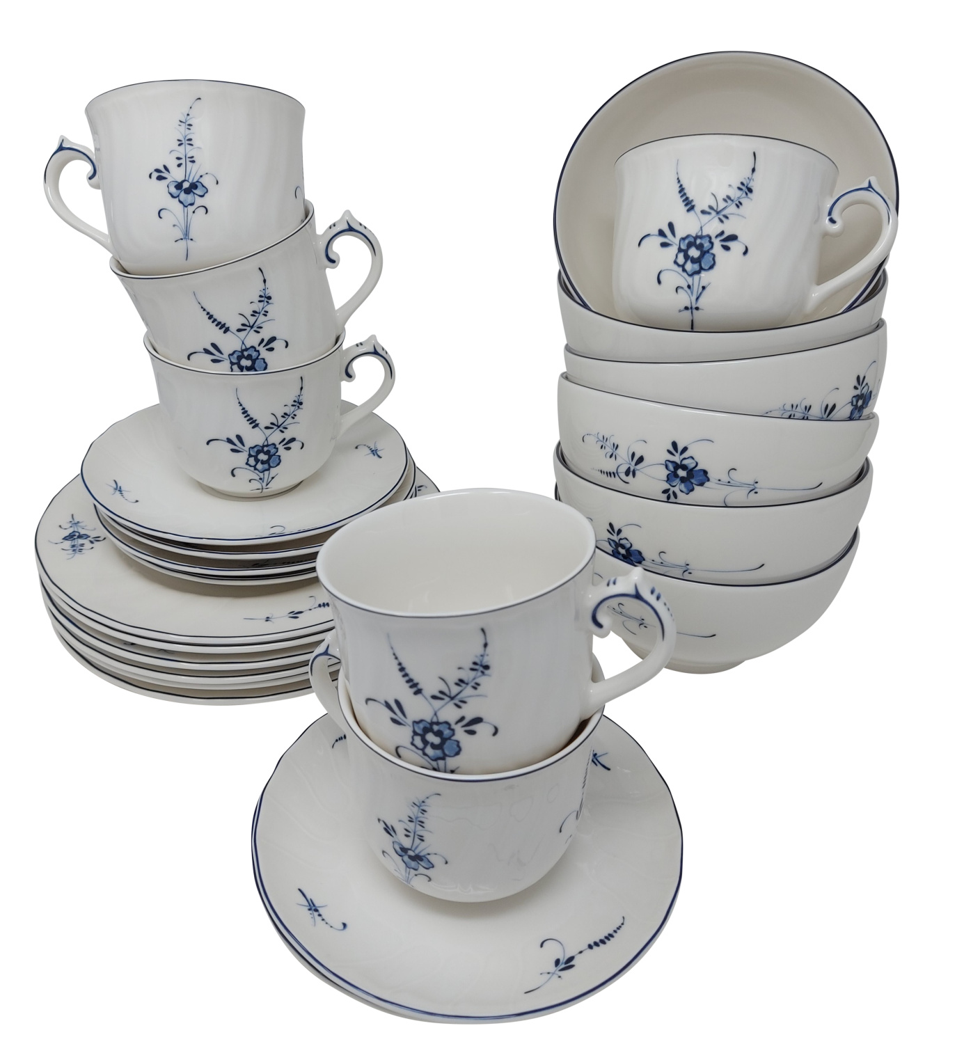Villeroy & Boch 24tlg. Kombiservice Frühstückservice Vieux Luxembourg VB1023-SERVICE-24TLG