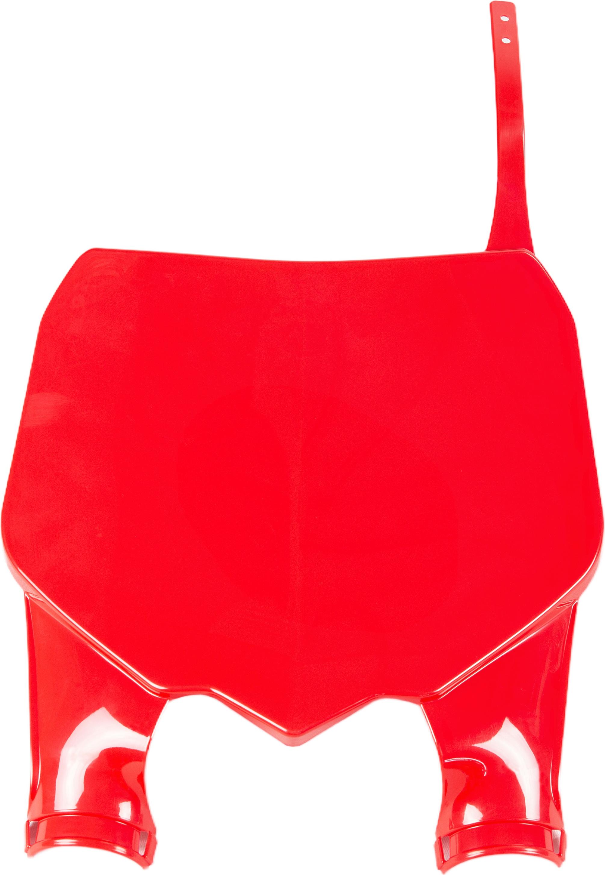 Startnummerntafel UFO PLAST Verkleidung Frontnummerntafel für Honda CRF R 250 / 450 ccm Bj. 2009 - 2013, Farbe:rot OEM 00-26 UFO-HO04654-070
