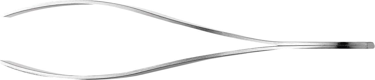 Markenlos Fischgrätenpinzette - Zum Entfernen von Fischgräten - 1 Stück - Silber - Edelstahl - 13 cm