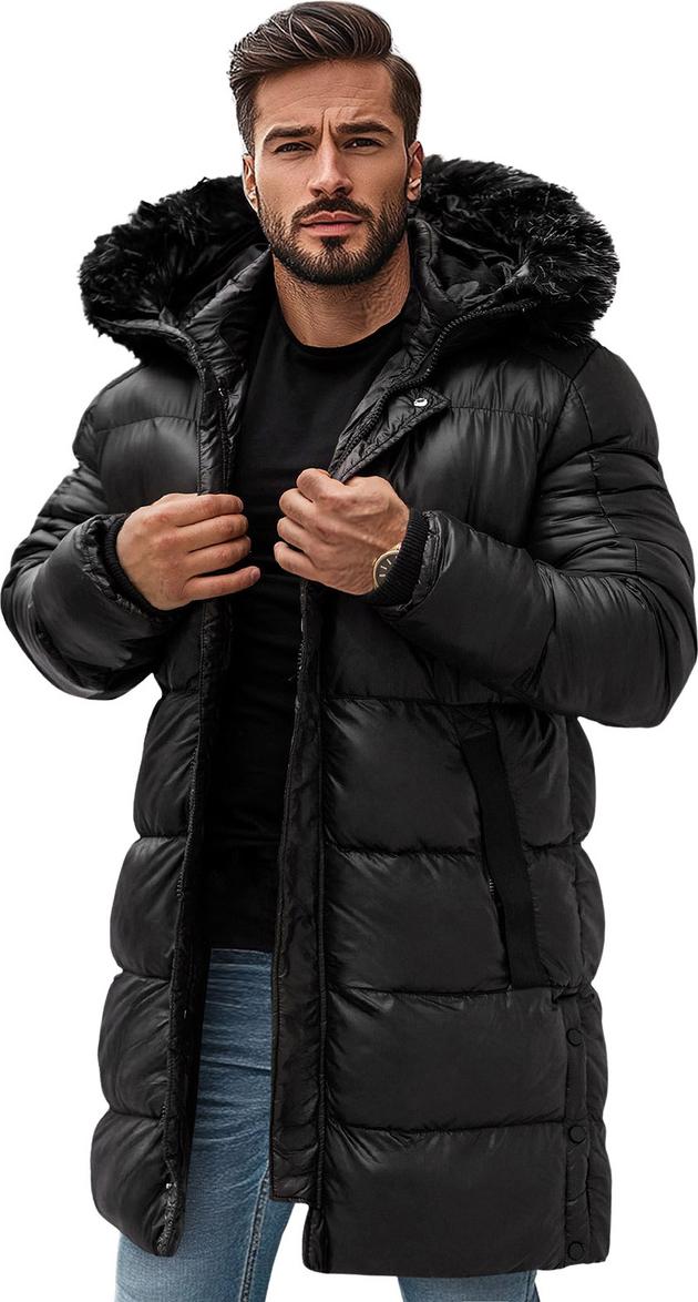 Herren Winterjacke Schwarz OZONEE O/M800Z S