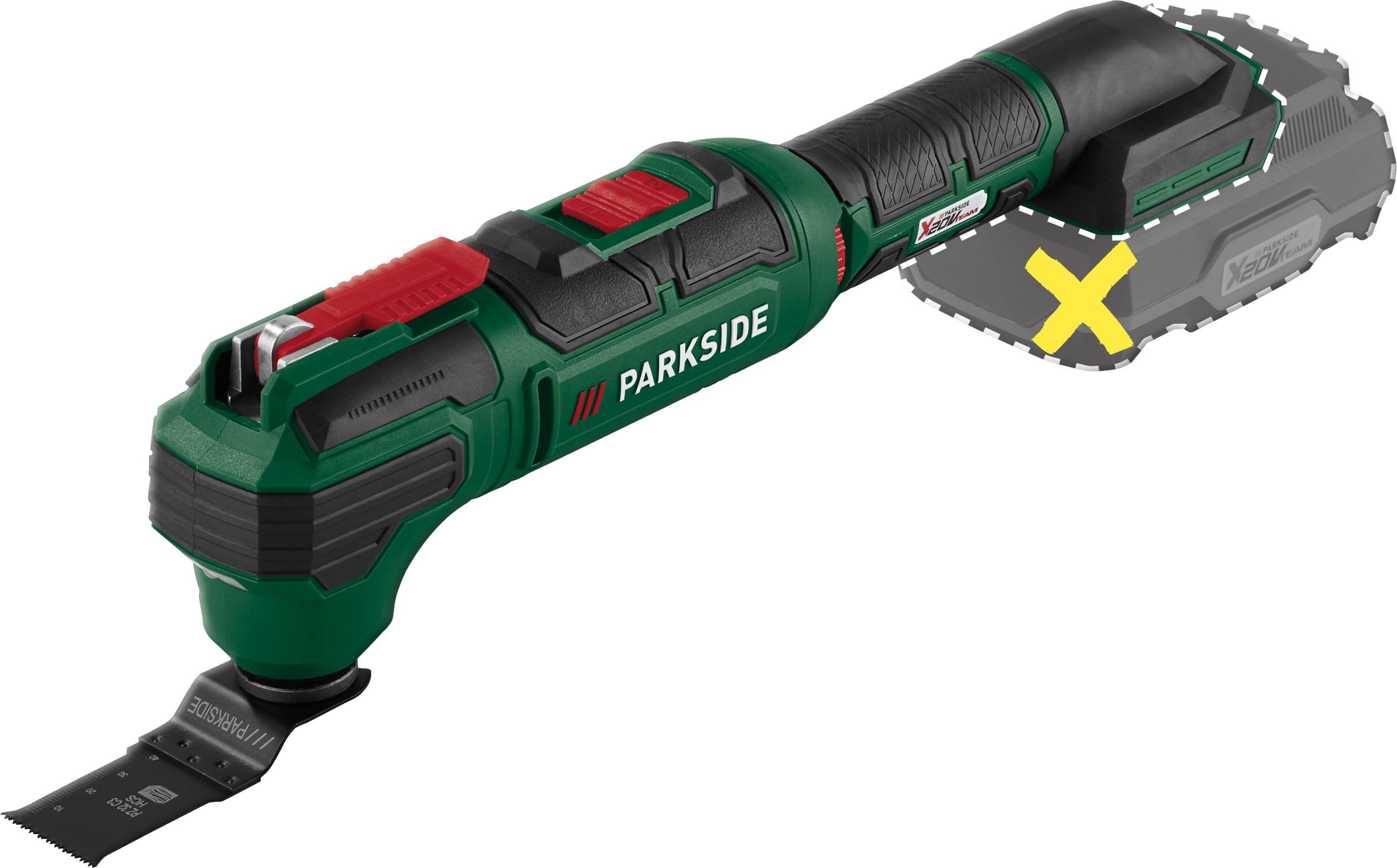 Grizzly Tools PARKSIDE Akku-Multifunktionswerkzeug PAMFW 20-Li C3 ohne Akku und Ladegerät 479360