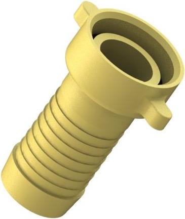 Js Ms-Schlauchverschraub.,Schwer 2-Teilig,Flachdichtend,3/4"X3/4"