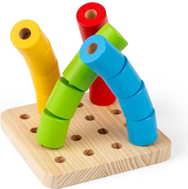 Bigjigs Toys Wackelige Stecktafel 37007