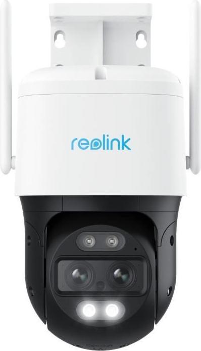REOLINK Trackmix W760 bezpečnostná kamera, 8 MP 4K UHD, 6-násobný hybridný zoom, farebné nočné videnie, obojsmerný zvuk, biela farba