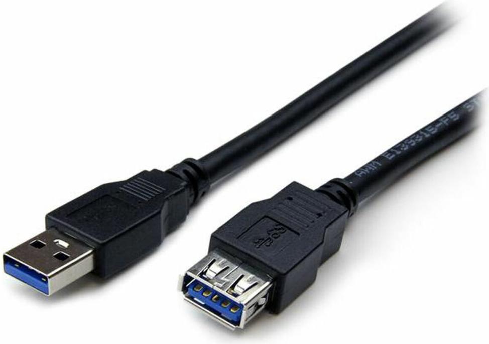 Startech.Com 2m Black Superspeed Usb 3.0 Extension Cable A To Am/F USB3SEXT2MBK