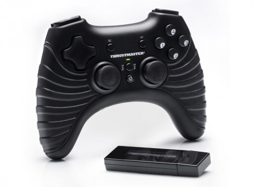 Thrustmaster T-Wireless Black RF Gamepad analógový / digitálny PC, Playstation 3