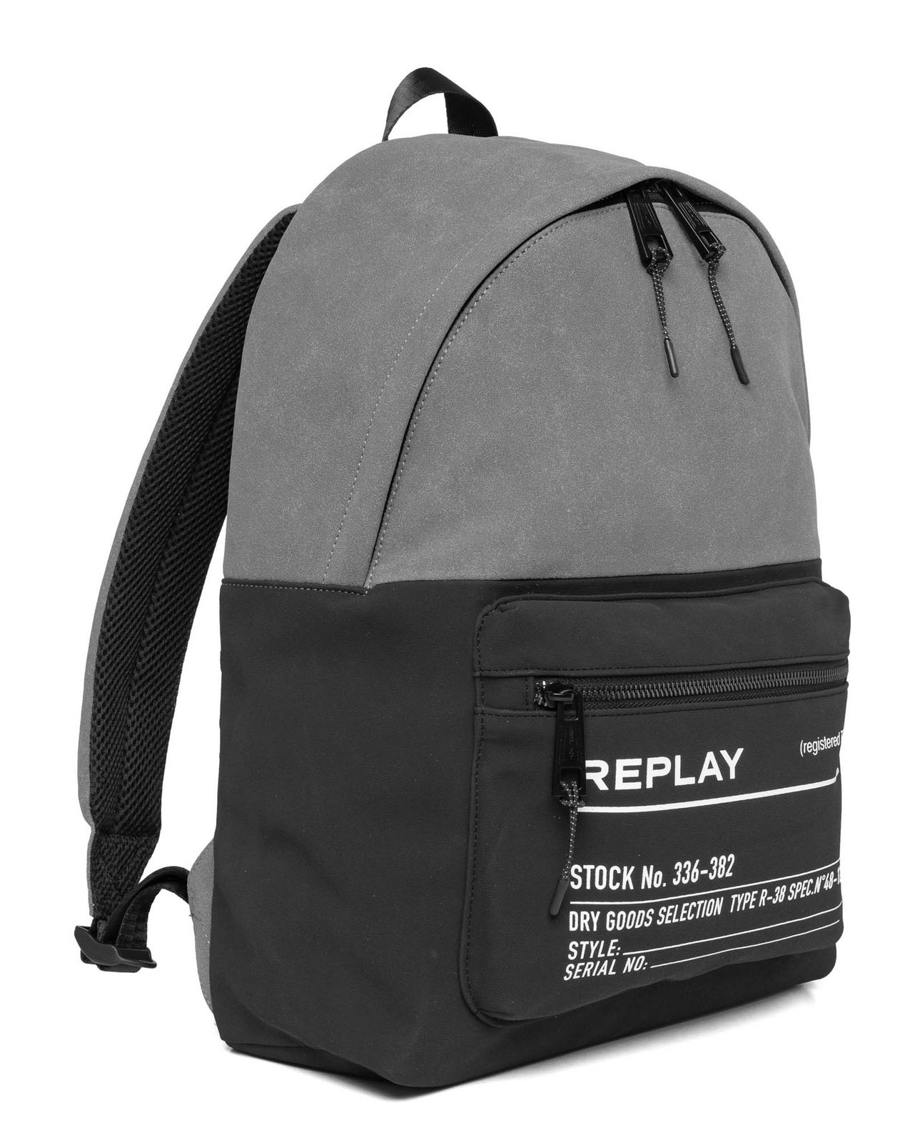 Sac à Dos REPLAY Avec Poche - Noir - 100% Polyester - Réf FU3071.000.A0021B.098