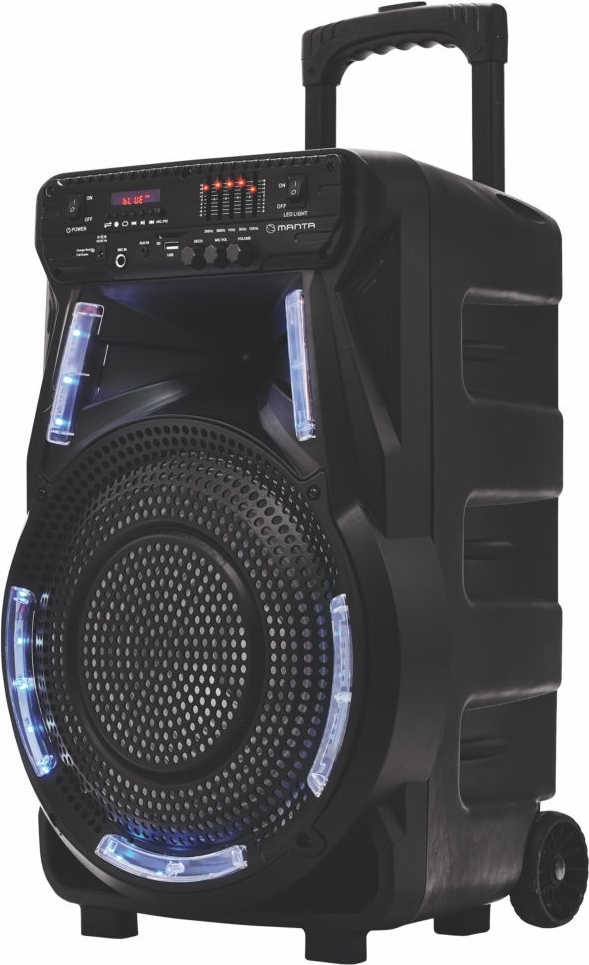 Manta Lautsprecher Spk5033 Bluetooth Karaoke 40W Tws Led Fernbedienung Disco Mobil