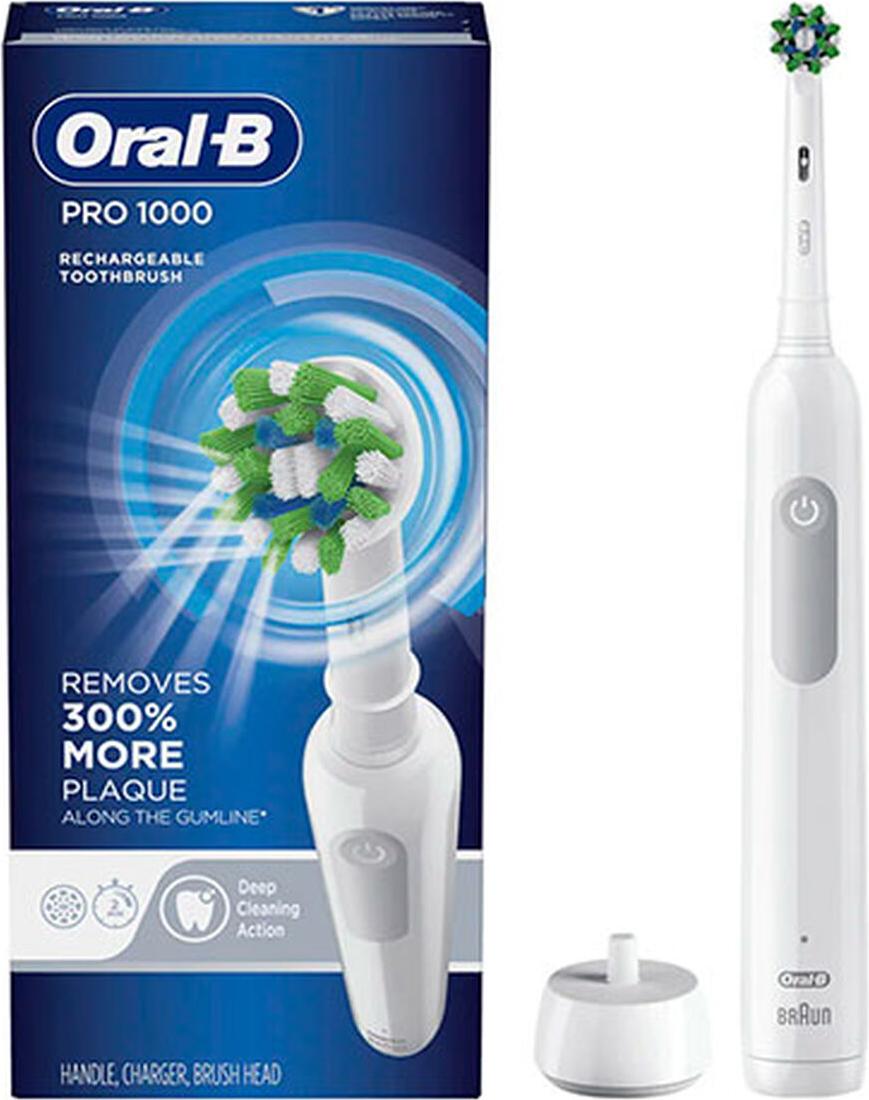 Braun Oral-B Elektrische Zahnbürste Oral-B PRO 1 Weiß