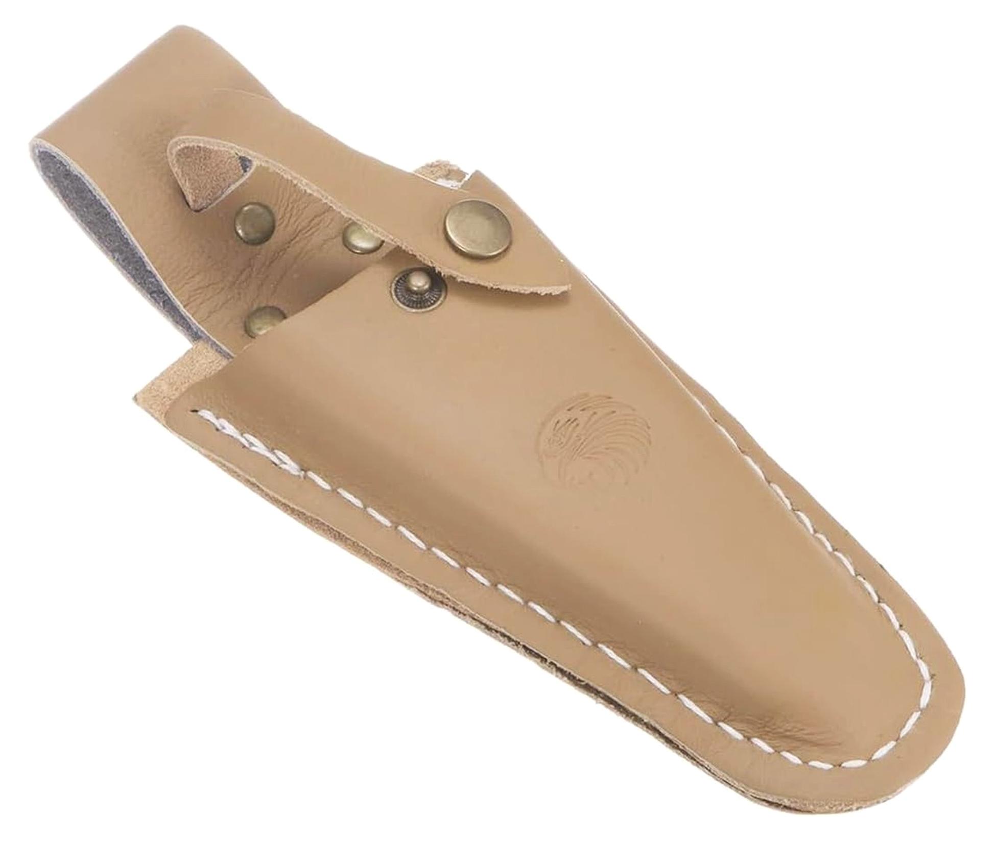 Markenlos Gartenschere Lederholster, Ledertasche für Gartenschneider, Garten Scheide, Leder Scheide für Baumschneider, Werkzeugholster für Scheren und Zangen