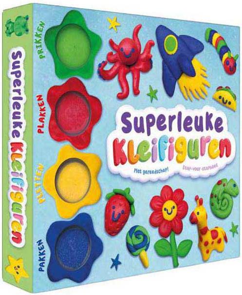 Rebo Publishers Rebo verlegt super lustige Knetfiguren - 4 Farben aus Knete
