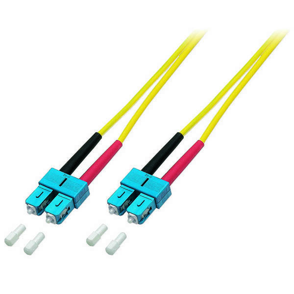 EFB-Elektronik Duplex Jumper SC-SC 9/125µ, OS2, LSZH, gelb, 3.0mm, 1m Hersteller: EFB Elektronik (O2513.1)