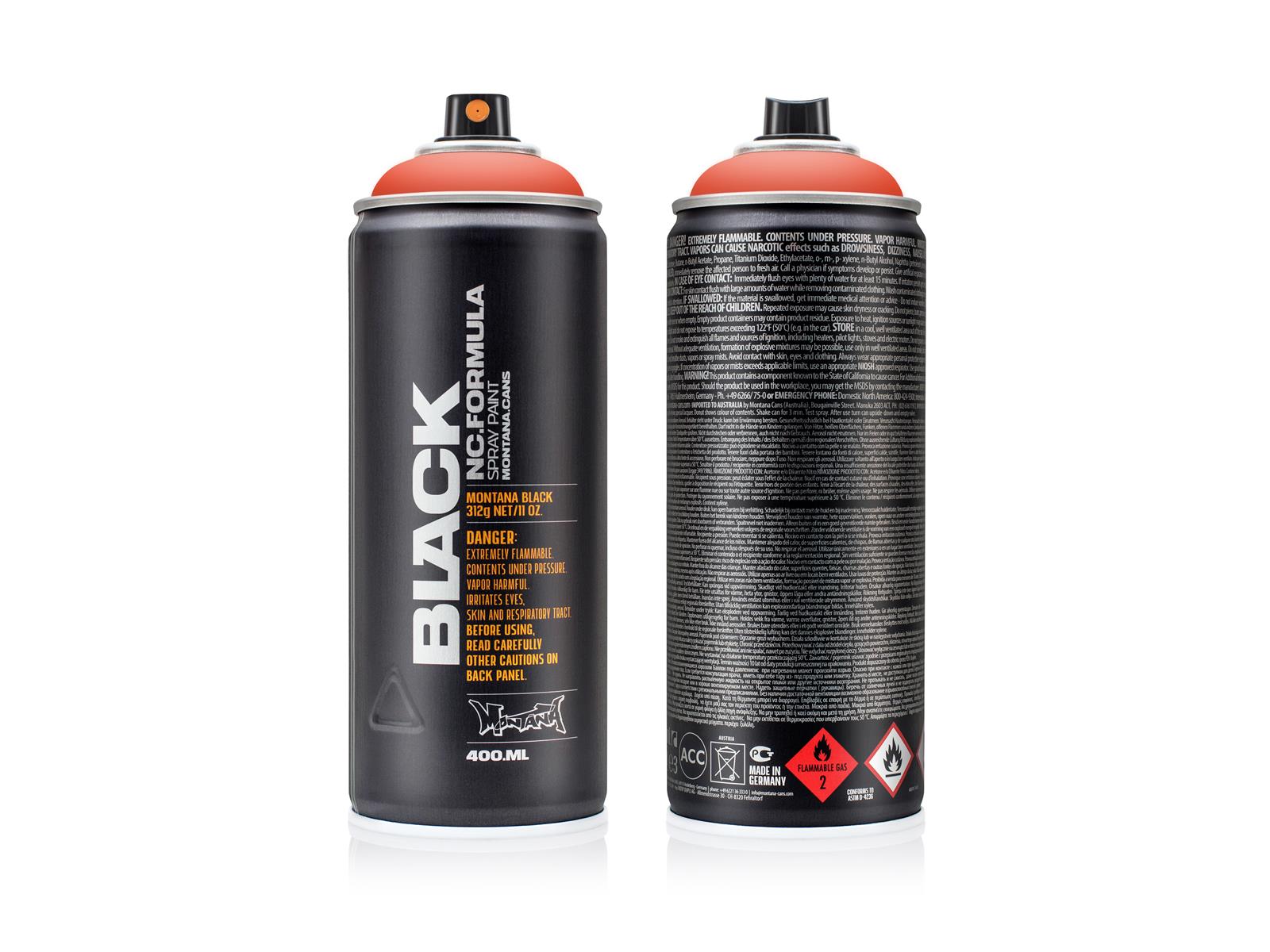 Montana Cans Montana Can Black 400 ml Infra Red 352256