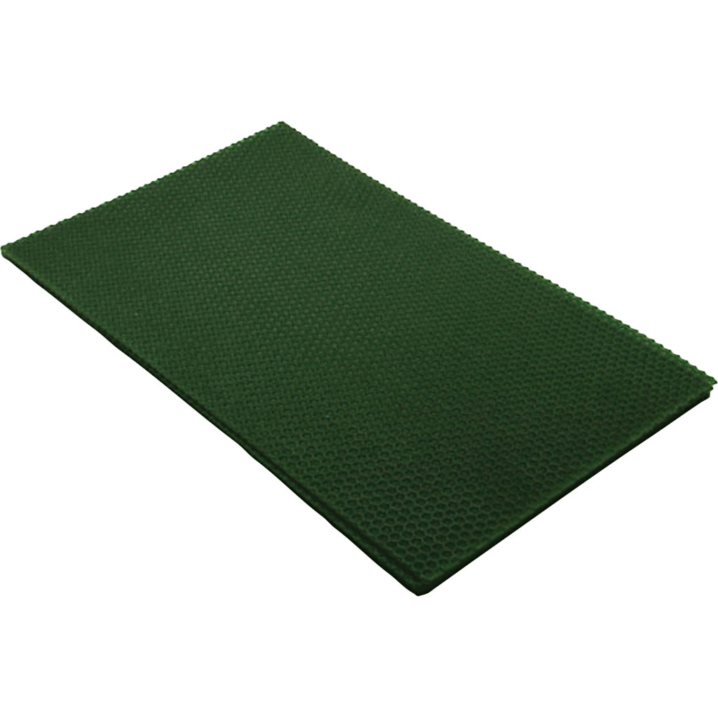 NoBrand Bienenwachsplatten, Größe 20x33 cm, Stärke 2 mm, grün, 1 Stück 1.73212