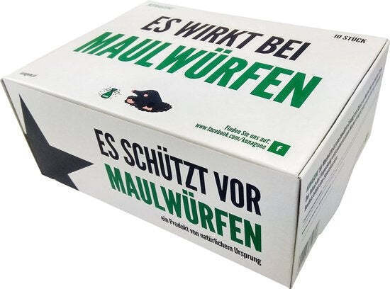Kunagone KunagoneÂ¬Ã† - Natürliches Abwehrmittel gegen Maulwürfe - tierfreundliches Abwehrmittel - 10 Stück V004B