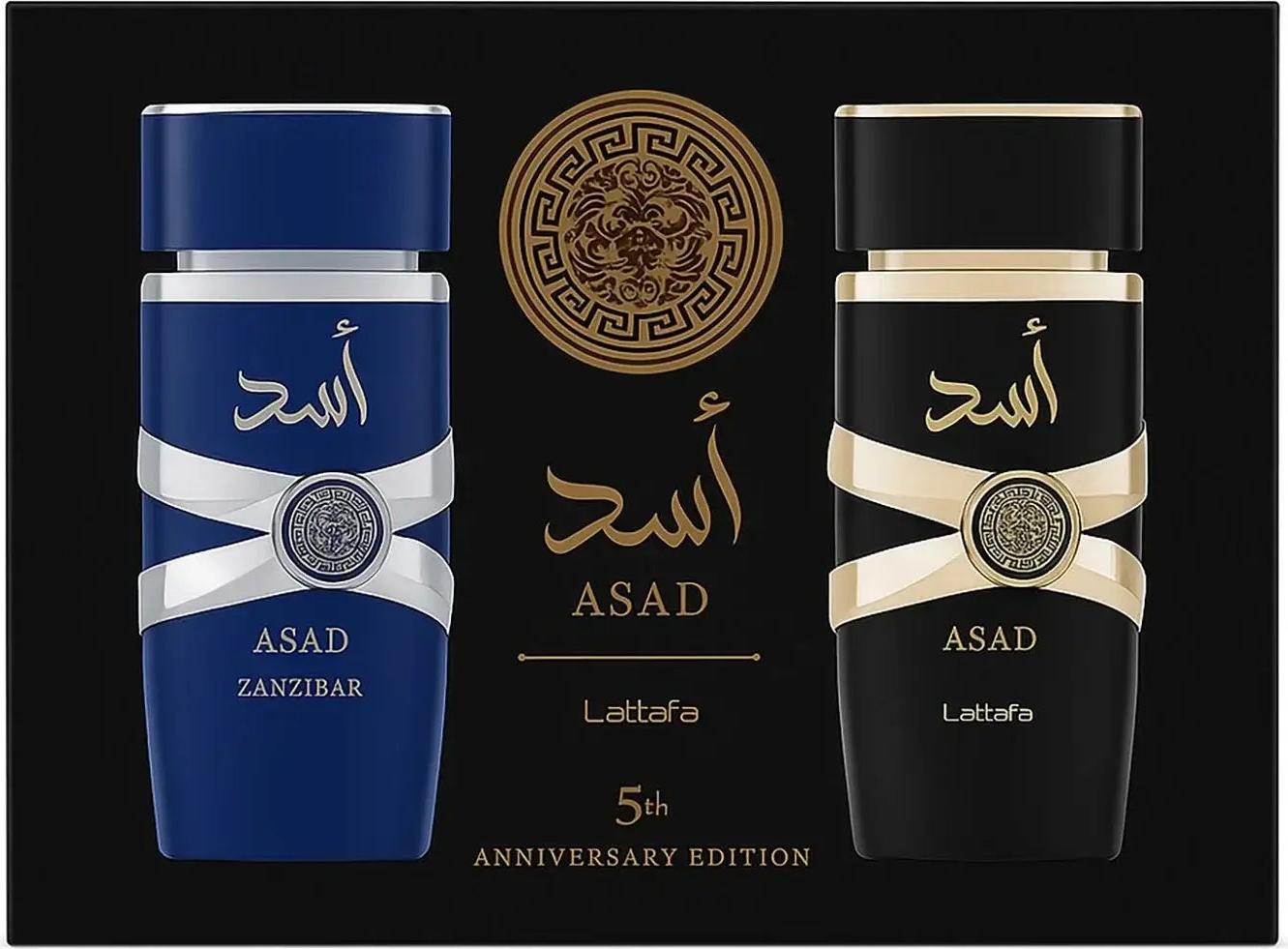 Lattafa Asad EDP Asad 100 ml + EDP Asad Zanzibar 100 ml