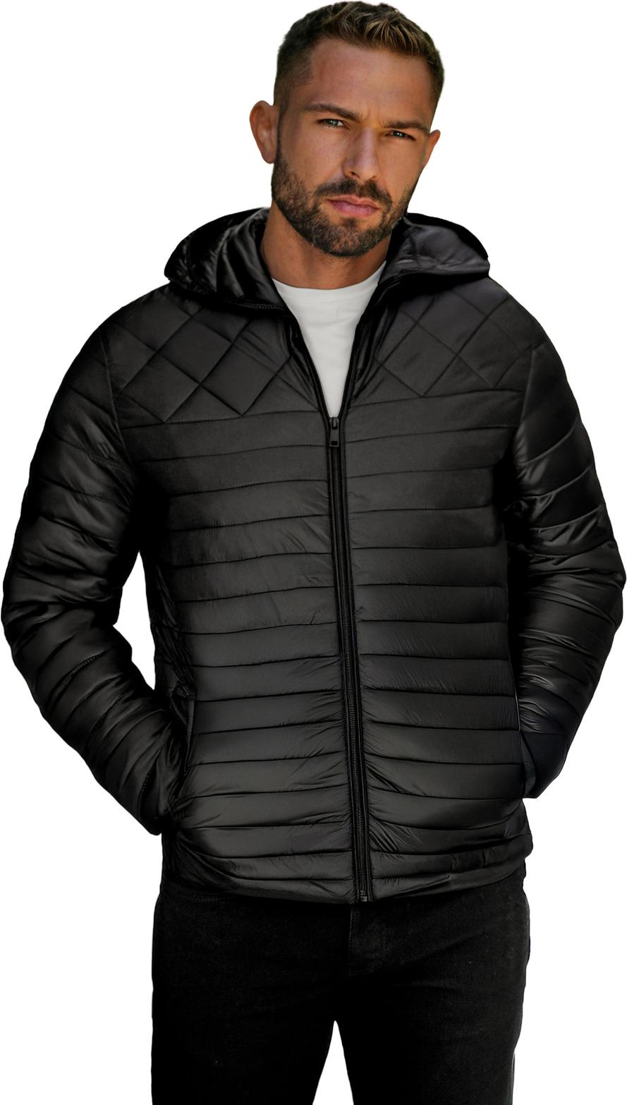 Herren Jacke Schwarz OZONEE JS/16M9328/392B XL