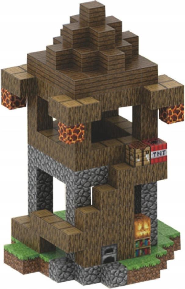 Unknown Magnetbausteine, 224 Stk. Komplette Landschaft! - 8 Magnete - T060 Aussichtsturm