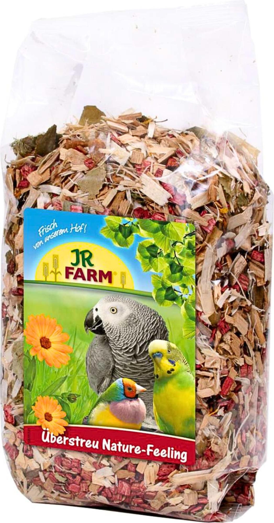 JR FARM Naturstreu mit Kräutern und Blumen für alle Papageien in Stallhaltung, 500 g 46602286