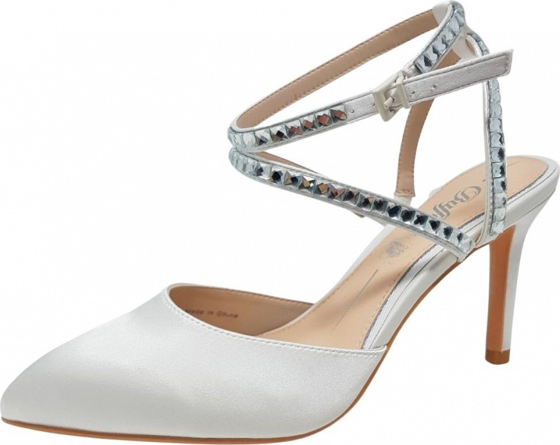 Buffalo Nadia-Hochzeitsschuhe Damen Pumps in Weiß, Größe 39 1290154
