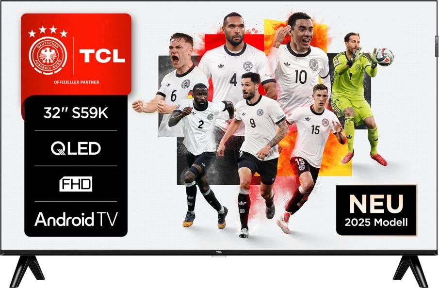 Televízor TCL S59K 32S59K s uhlopriečkou 81,3 cm (32") Full HD Smart TV Wi-Fi Metallic