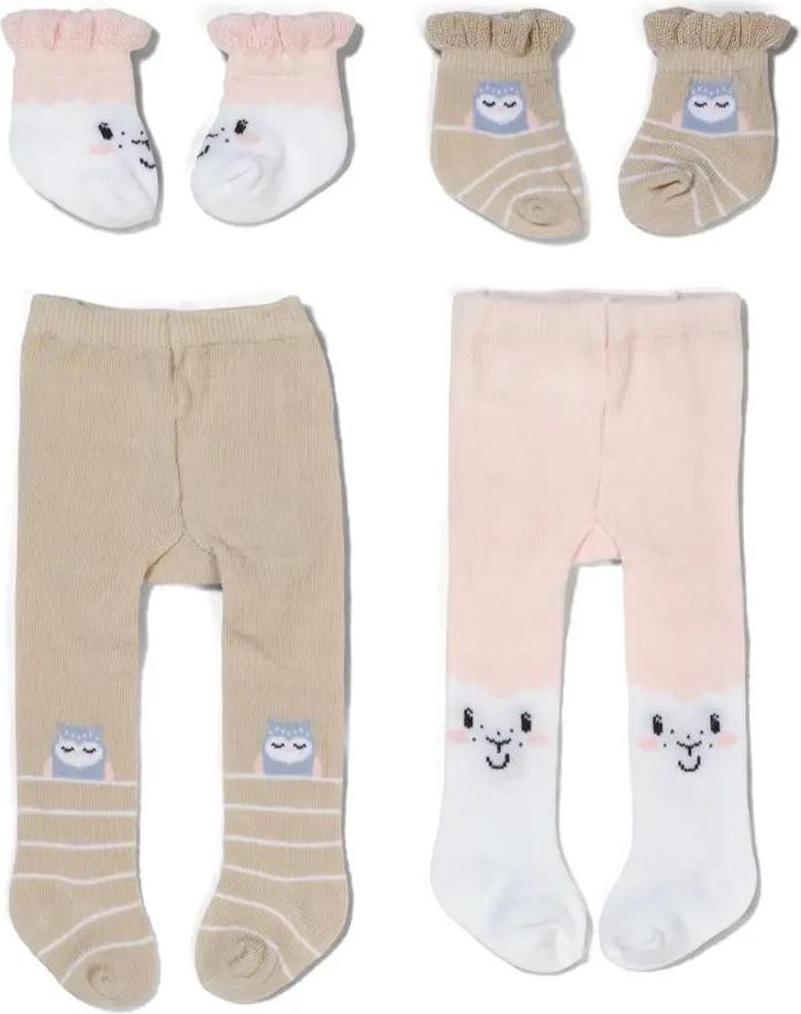 Zapf BABY born Strumpfhose&Socken Schäfchen 43cm 2sort. 838884