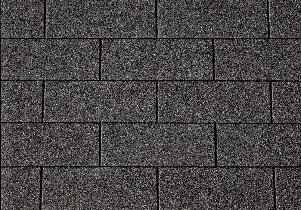 Tuindeco 3 m² Rechteckschindeln schwarz, Schindeln Dachschindeln Dachpappe 40.9970