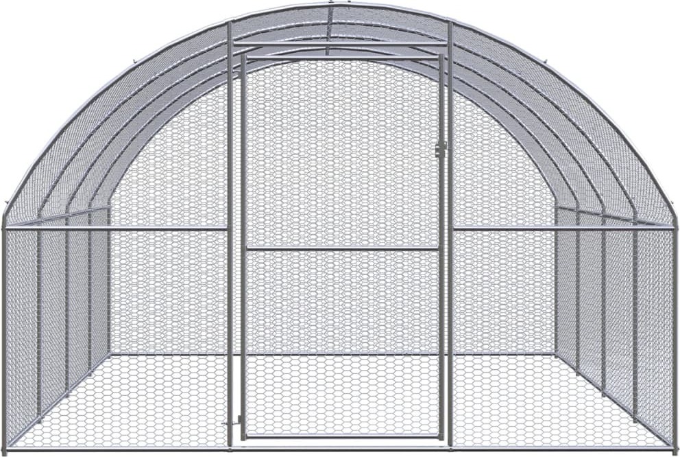 vidaXL Kurnik zewnętrzny 3x4x2 m Stal | Kaufland.pl