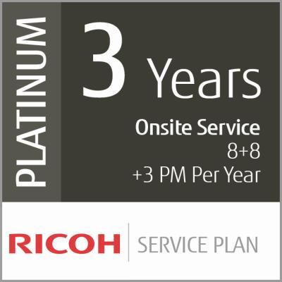 Ricoh 3 Jahre Platin Serviceplan (Low-Vol Produktion), 3 Jahr(e) U3-PLAT-LVP