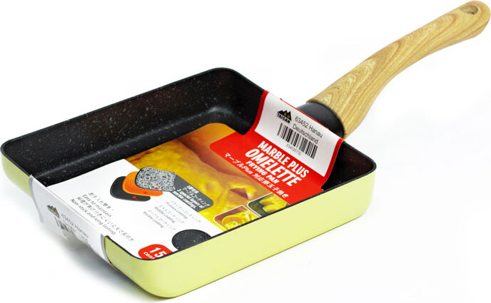 Yoaxia Sushi-Omelett-Pfanne für Tamago mit Marmorbeschichtung [ 15x 18cm ] Marble Coating Sushi Omelette Pan / Tamagoyaki 9832
