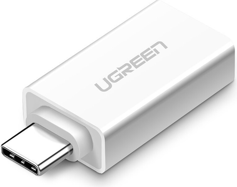 Ugreen USB 3.2 Gen 1 (samica) - USB Type C (samec) OTG adaptér biely (30155)