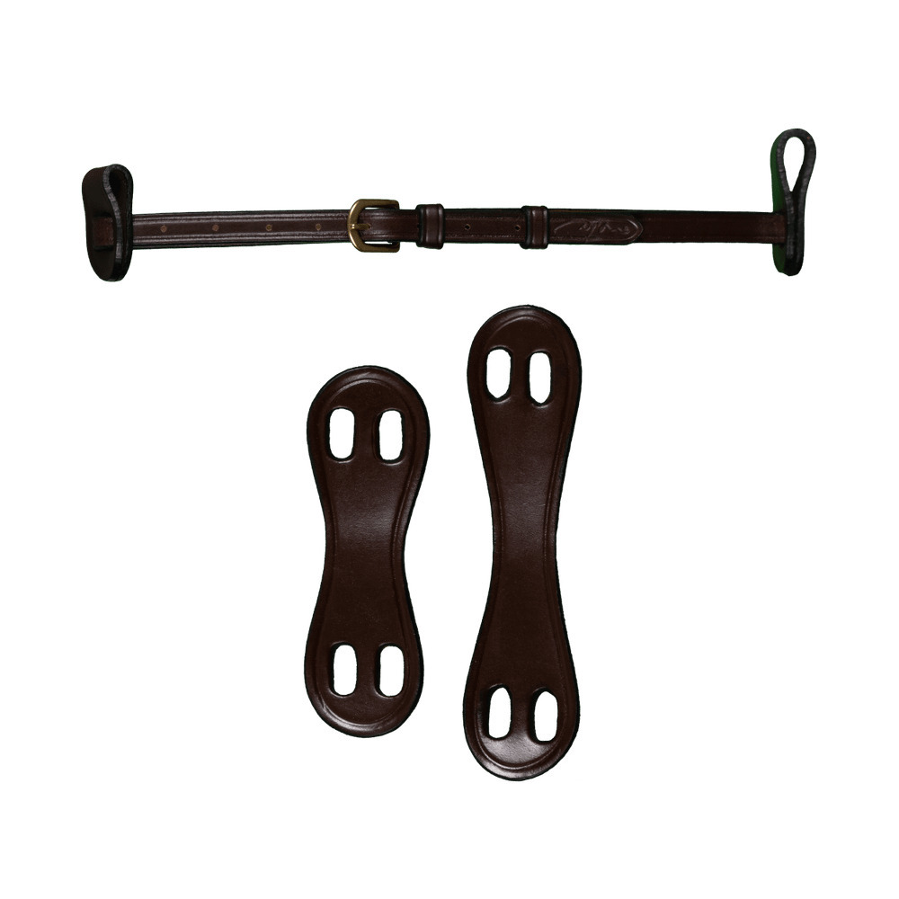 Dyon Sperriemen glatt 1/2', Größe:Warmblut, Farbe:braun DYO-DY99BBRF