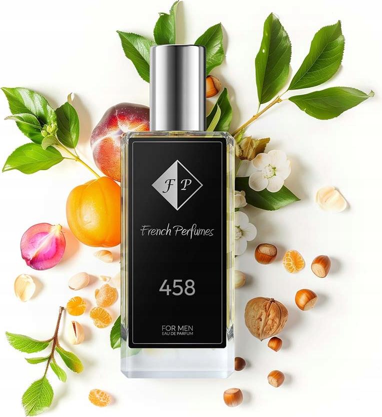 FP French Perfumes | Herrenparfüm Nr. 458 – 1Milliooon Luckyy – 60 ml – 20 % Parfümöl | Holzig Herrenduft – Elegant, Warm & Langanhaltend Nr 458 - 1Milliooon Luckyy