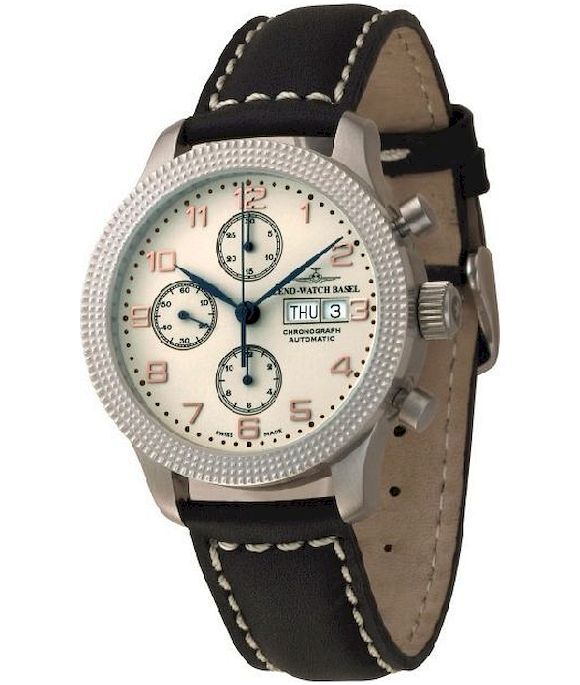 Zeno-Watch - Náramkové hodinky - Pánske - NC Clou de Paris Chrono Retro - 11557TVDD-f2