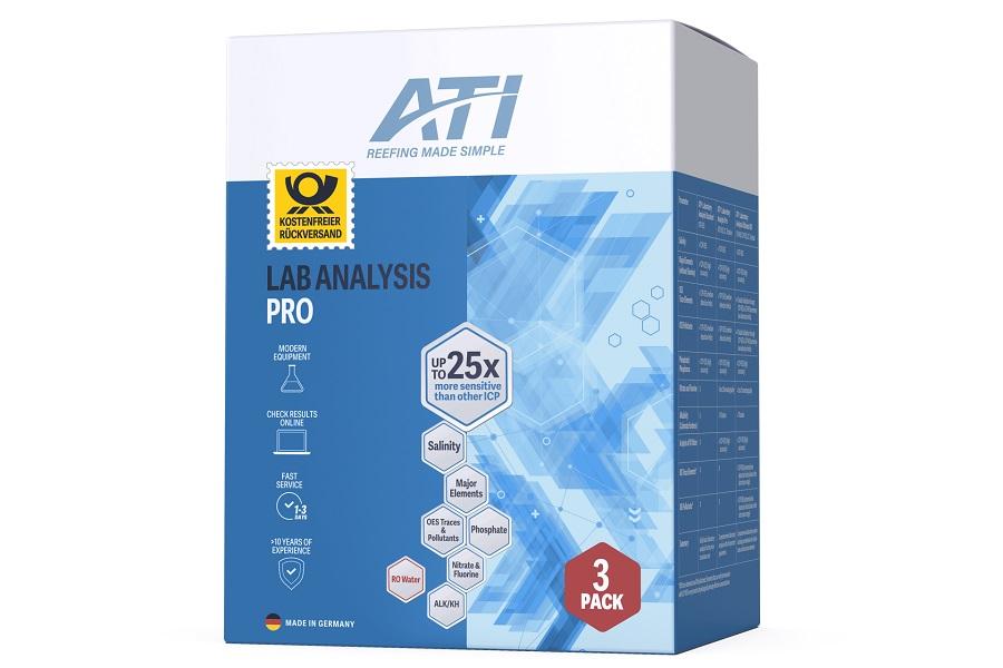 ATI Lab Analysis Pro 3er Set - Wasseranalyse Water Analysis Wassertest Meerwasser Aquarium
