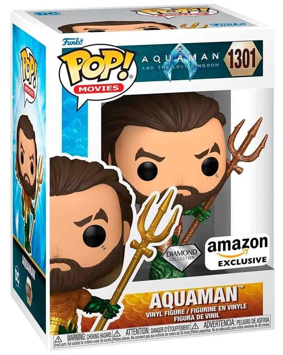 Funko Pop! Aquaman and the Lost Kingdom - Aquaman #1301 Diamond Glitter Exclusive 681872
