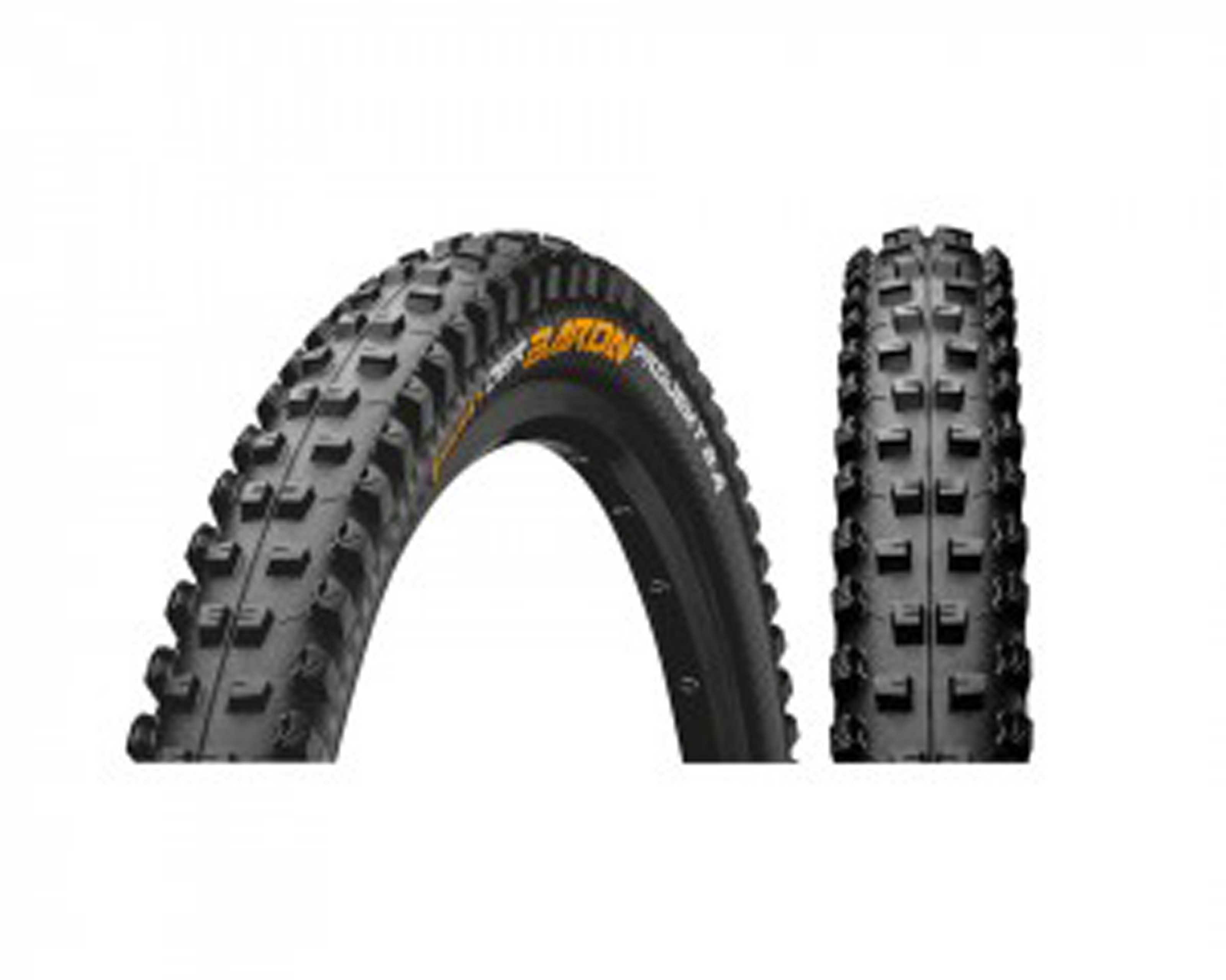2 Stück Continental Der Baron Projekt 2.4 Reifen – 29 Zoll, 60-622, Tubeless Ready, Black Chilli